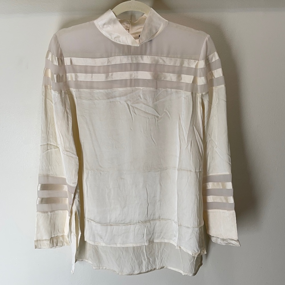 Off white Silk blouse